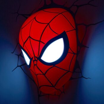 Lámpara de Pared LED, diseño de Marvel con Spiderman