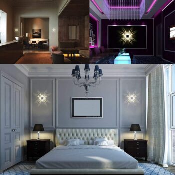 lámpara creativa de aluminio